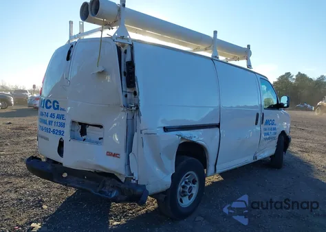 2019 GMC Savana 2500 Work Van z USA, uszkodzony, nr VIN 1GTW7AFP7K1295904